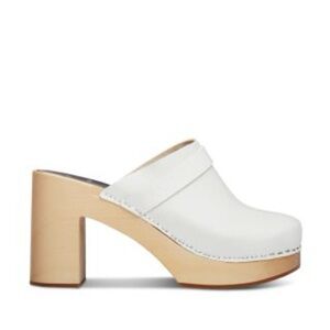 Swedish Hasbeens for Bloomingdale’s Husband Sky High Clogs